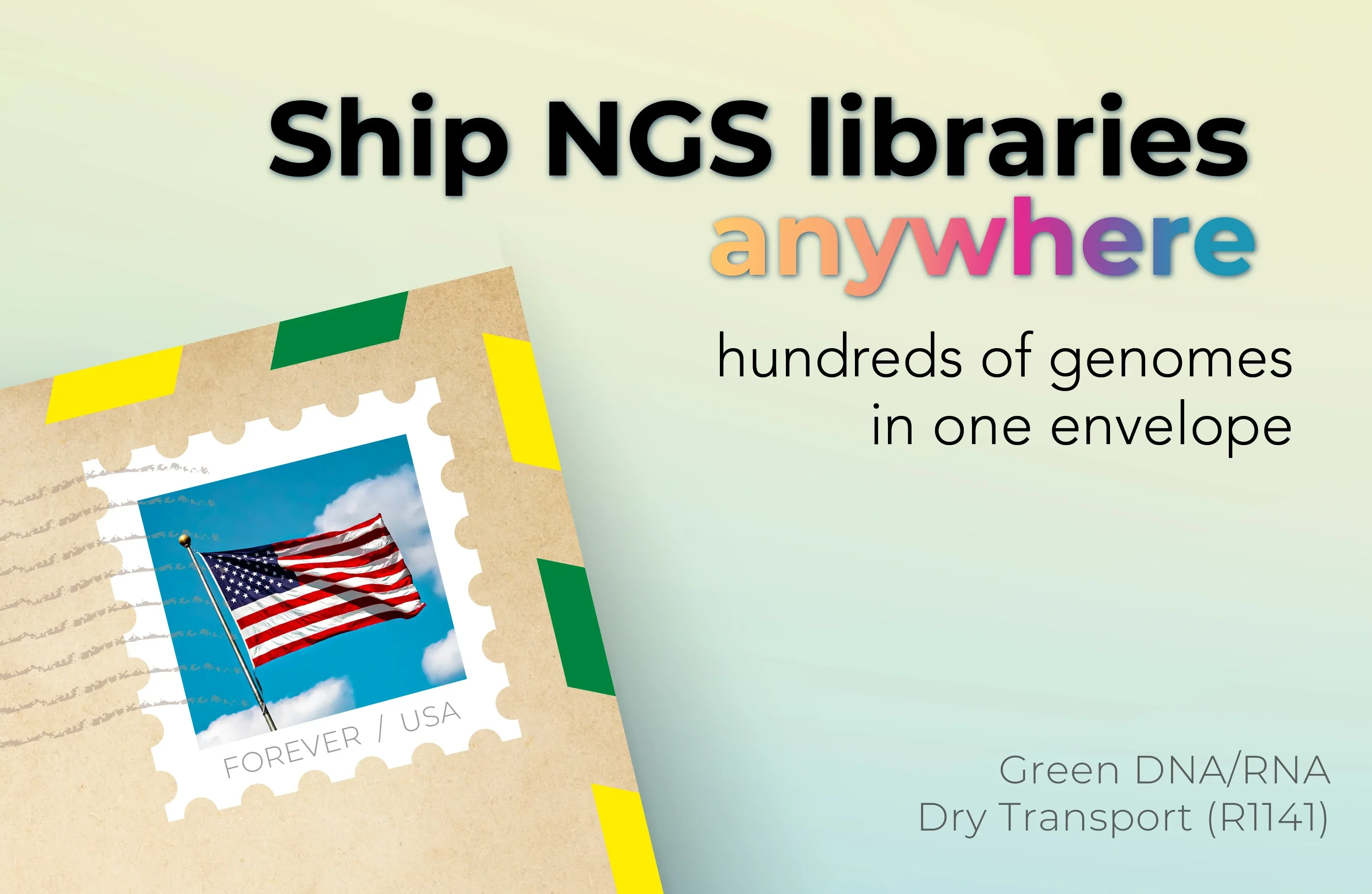 Green DNA/RNA Dry Transport